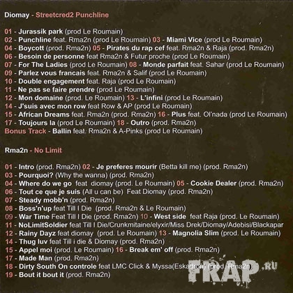 Diomay & Rma2n - Streetcred2 Punchline & No Limit (2008)