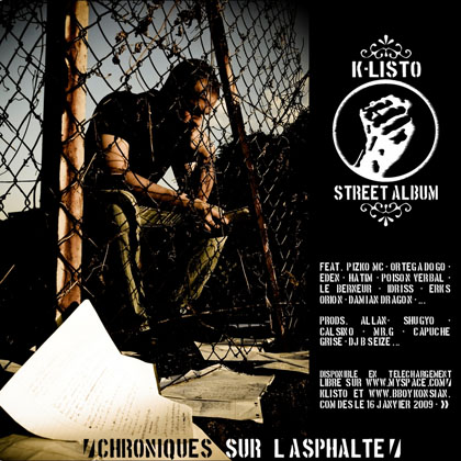 K-Listo - Chroniques Sur L'asfalte (2009)