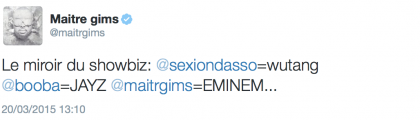 Maitre Gims считает себя французским Eminem'ом